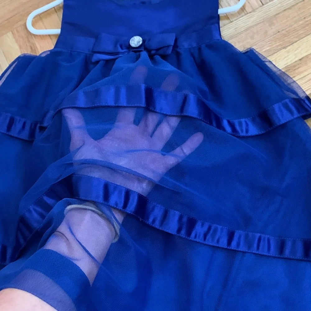 Gymboree Tiered Ruffle Dress - EUC - Cerulean Girls Size 3T